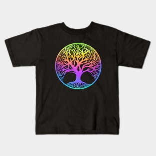 Outline Tree Of Life Kids T-Shirt